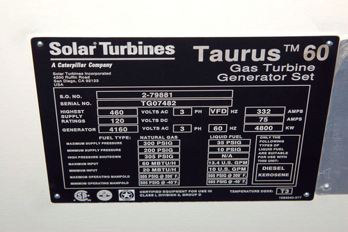 SOLAR TAURUS 60 unused