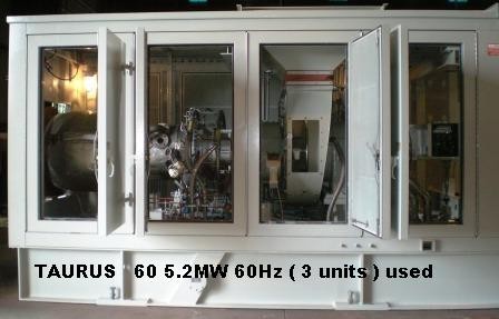 TAURUS 60 5200KW 60Hz 3 used units