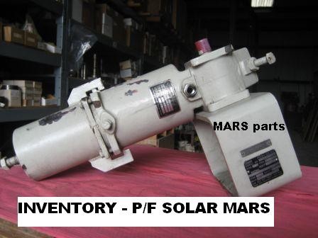 Parts for SOLAR MARS engine: inventory list May 2013 2012
